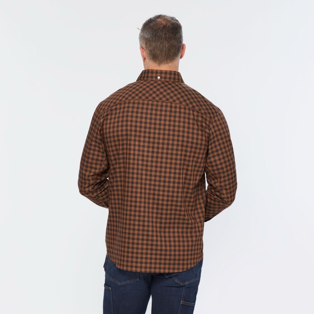 Duluth Trading Co Untucked Soft Skills Standard Fit Shirt - Picture 3 of 5